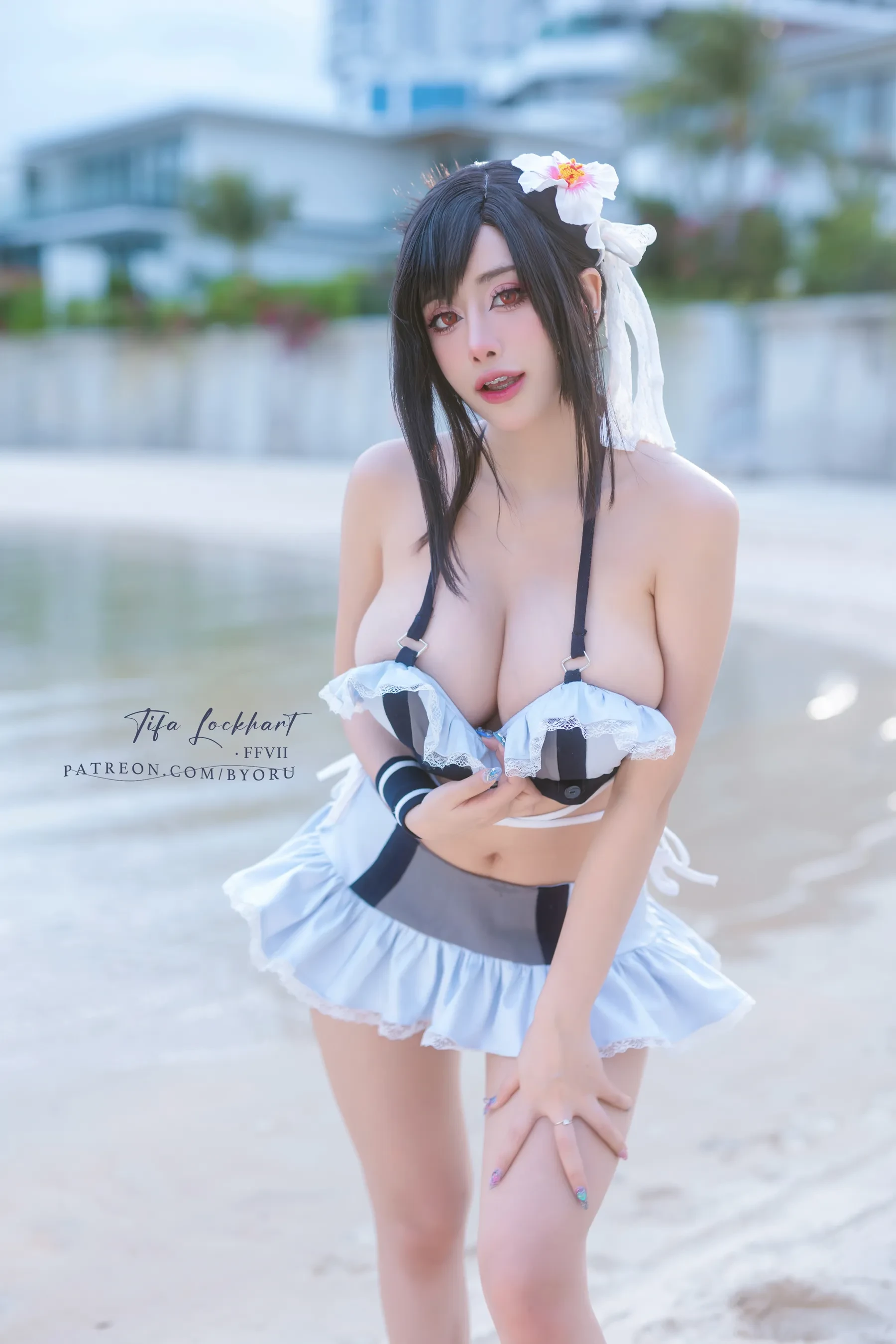 Byoru – Tifa FF7r bikini [60P]-图集秀-秀人网在线写真合集